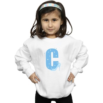 Vêtements Fille Sweats Disney Alphabet C Is For Cinderella Blanc