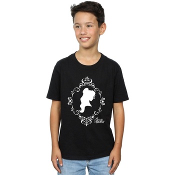 Vêtements Garçon T-shirts manches courtes Disney Belle Silhouette Noir