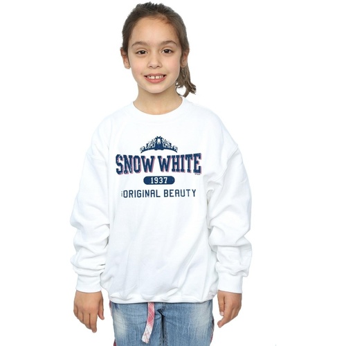 Vêtements Fille Sweats Disney Princess Snow White Original Beauty Collegiate Blanc