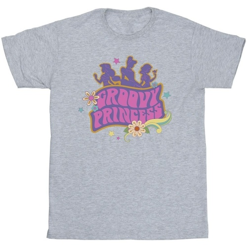 Vêtements Garçon T-shirts manches courtes Disney Princesses Groovy Princess Gris
