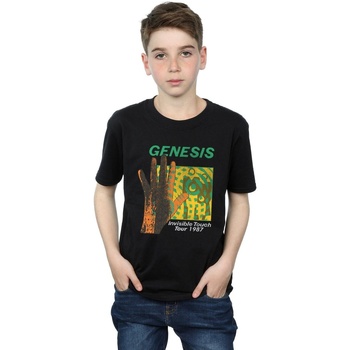 Vêtements Garçon T-shirts manches courtes Genesis Invisible Touch Tour Noir