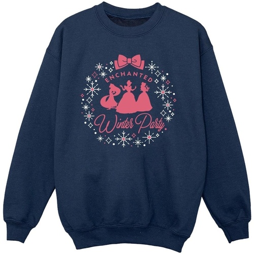 Vêtements Fille Sweats Disney Princess Winter Party Bleu