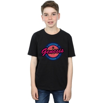 Vêtements Garçon T-shirts manches courtes Genesis Neon Logo Noir
