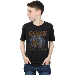 Vêtements Garçon T-shirts manches courtes Genesis Distressed Eagle Noir