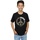 Vêtements Garçon T-shirts manches courtes Woodstock Floral Peace Noir