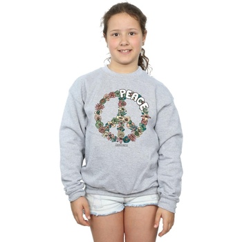 Vêtements Fille Sweats Woodstock Floral Peace Gris
