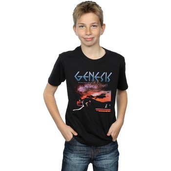 Vêtements Garçon T-shirts manches courtes Genesis  Noir