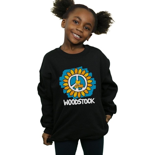 Vêtements Fille Sweats Woodstock BI32861 Noir