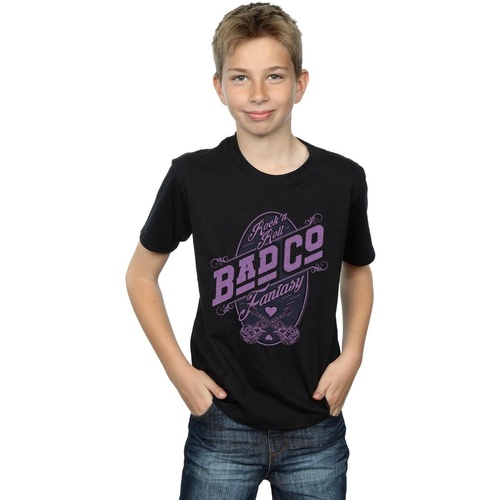Vêtements Garçon T-shirts manches courtes Bad Company Rock N Roll Fantasy Noir