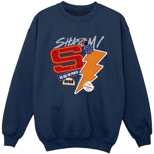 Vêtements Garçon Sweats Dc Comics Shazam Fury Of The Gods Sticker Spam Bleu