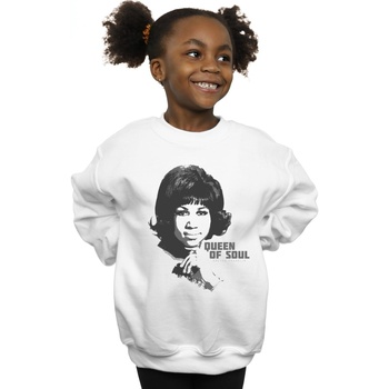 Vêtements Fille Sweats Aretha Franklin Queen Of Soul Blanc