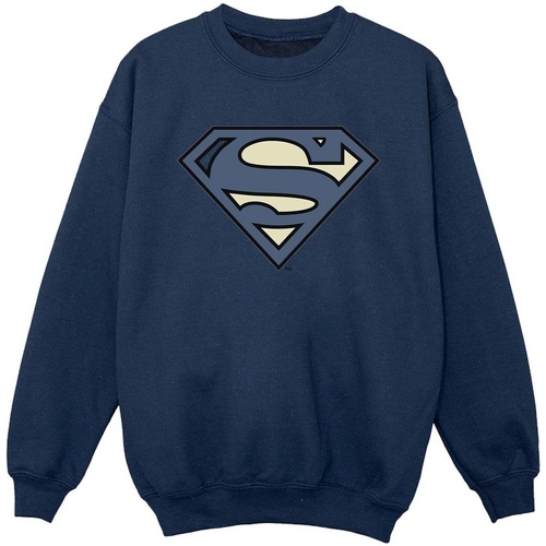 Vêtements Garçon Sweats Dc Comics Superman Indigo Blue Logo Bleu