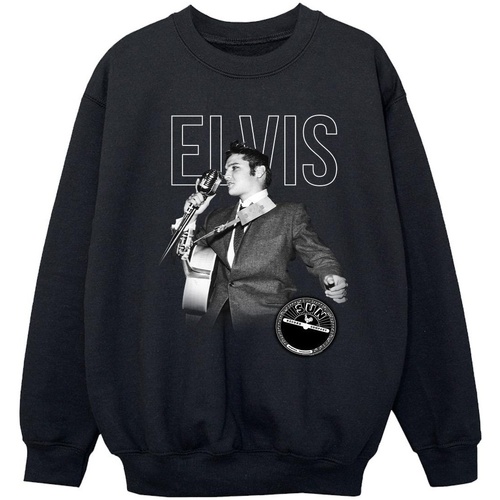 Vêtements Fille Sweats Elvis Logo Portrait Noir