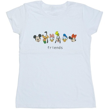 Vêtements Femme T-shirts manches longues Disney Mickey Mouse And Friends Blanc