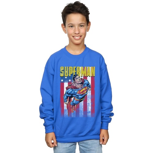 Vêtements Garçon Sweats Dc Comics Superman Flight Bleu