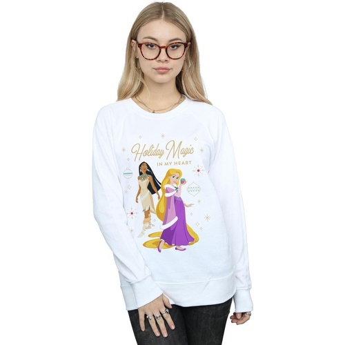 Vêtements Femme Sweats Disney Princess Holiday Magic In My Heart Blanc