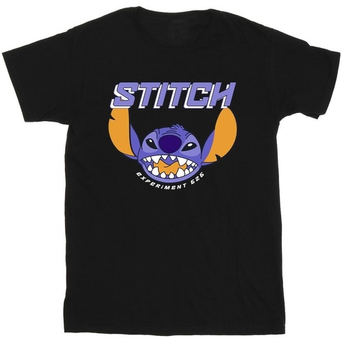 Vêtements Homme T-shirts manches longues Disney Lilo And Stitch Purple Noir