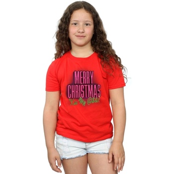 Vêtements Fille T-shirts manches longues National Lampoon´s Christmas Va Kiss My Ass Rouge