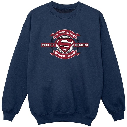 Vêtements Garçon Sweats Dc Comics Superman Super Hero Bleu