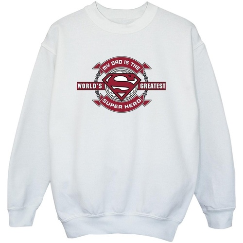 Vêtements Garçon Sweats Dc Comics Superman Super Hero Blanc