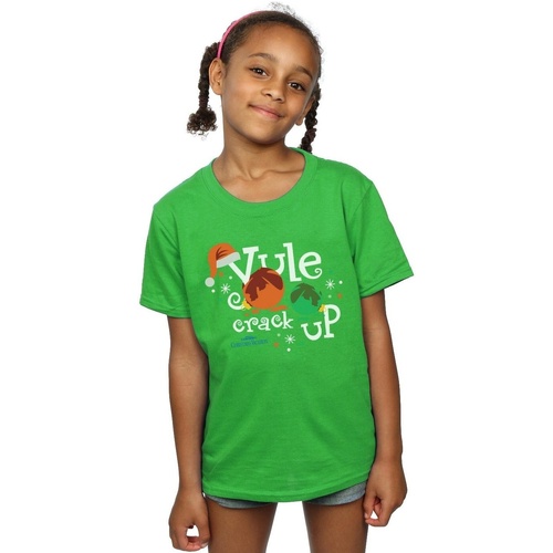 Vêtements Fille T-shirts wardrobe manches longues National Lampoon´s Christmas Va Yule Crack Up Vert