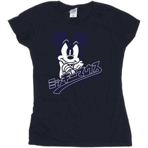 Vêtements Femme T-shirts manches longues Disney Mickey Mouse Japanese Bleu
