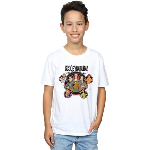 Vêtements Garçon T-shirts manches courtes Scoobynatural Characters Star Blanc