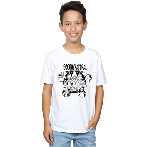 Vêtements Garçon T-shirts manches courtes Scoobynatural Mono Characters Blanc