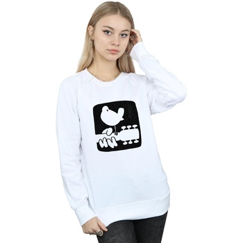 Vêtements Femme Sweats Woodstock Guitar Logo Blanc