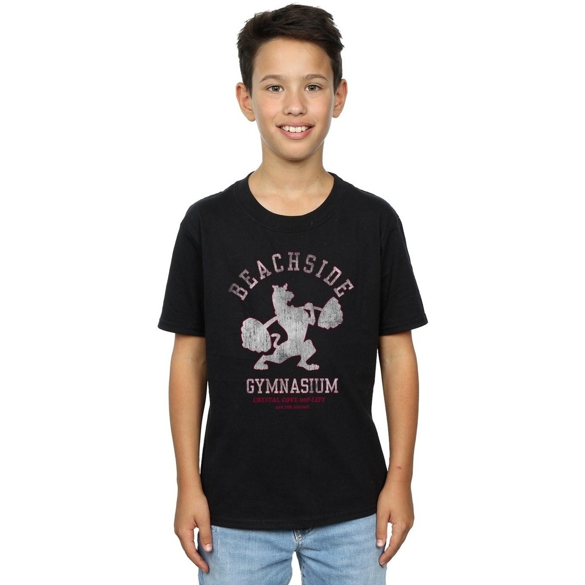 Vêtements Garçon T-shirts manches courtes Scooby Doo Beachside Gymnasium Noir