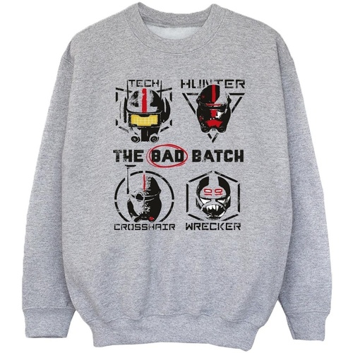 Vêtements Fille Sweats Star Wars: Bad Batch Clone Force 99 Gris