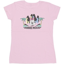 Vêtements Femme T-shirts manches longues Disney Minnie MM Palm Rouge