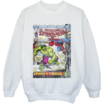Vêtements Garçon Sweats Marvel Spider-Man VS Hulk Cover Blanc