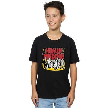 Vêtements Garçon T-shirts manches courtes Scooby Doo Heavy Meddle Noir