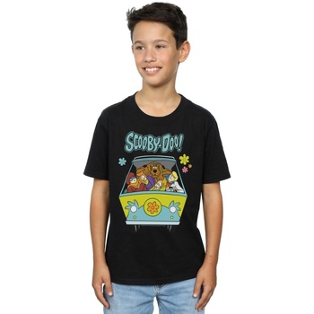 Vêtements Garçon T-shirts manches courtes Scooby Doo Mystery Machine Group Noir