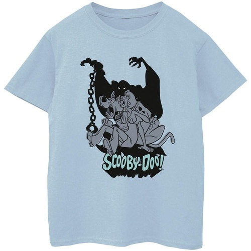 Vêtements Garçon T-shirts manches courtes Scooby Doo Scared Jump Bleu