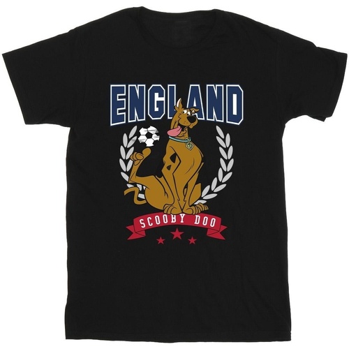 Vêtements Garçon T-shirts manches courtes Scooby Doo England Football Noir