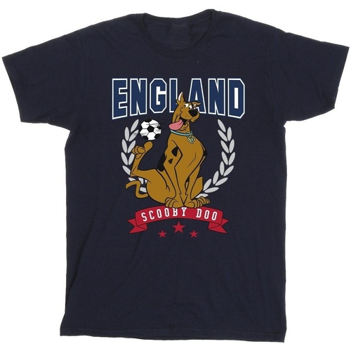 Vêtements Garçon T-shirts manches courtes Scooby Doo England Football Bleu