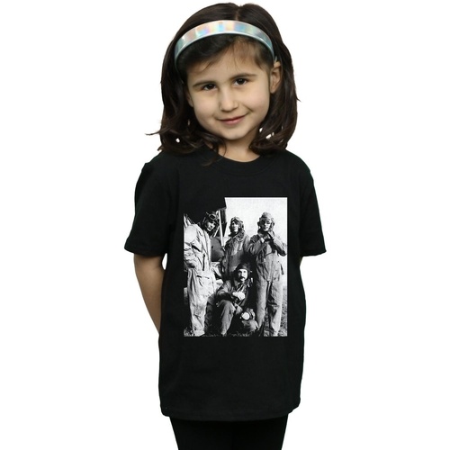 Vêtements Fille T-shirts manches longues Pink Floyd Airplane Photo Noir