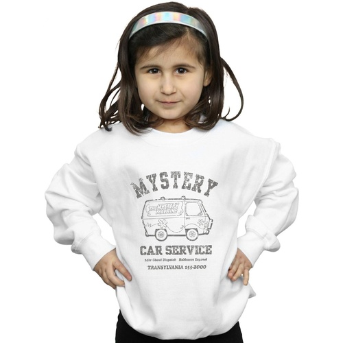 Vêtements Fille Sweats Scooby Doo Mystery Car Service Blanc