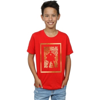 Vêtements Garçon T-shirts manches courtes Dc Comics  Rouge
