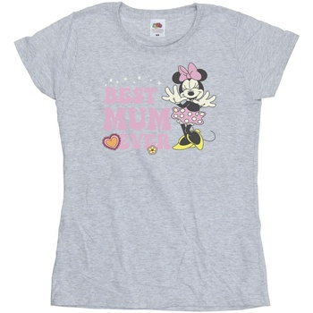 Vêtements Femme T-shirts manches longues Disney Best Mum Ever Gris