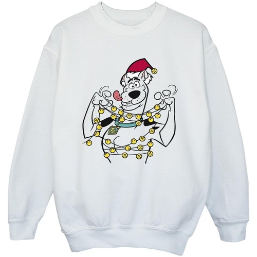 Vêtements Fille Sweats Scooby Doo Christmas Bells Blanc