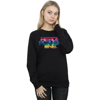 Vêtements Femme Sweats Ready Player One Rainbow Logo Noir