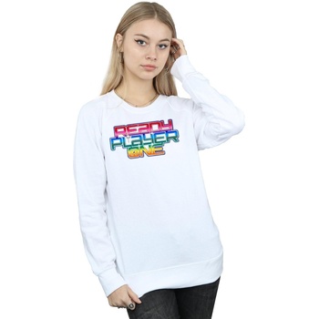 Vêtements Femme Sweats Ready Player One Rainbow Logo Blanc