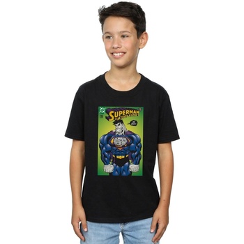 Vêtements Garçon T-shirts manches courtes Dc Comics Superman Bizarro Action Comics 785 Cover Noir