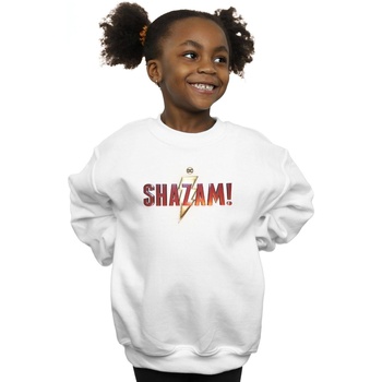 Vêtements Fille Sweats Dc Comics Shazam Movie Logo Blanc