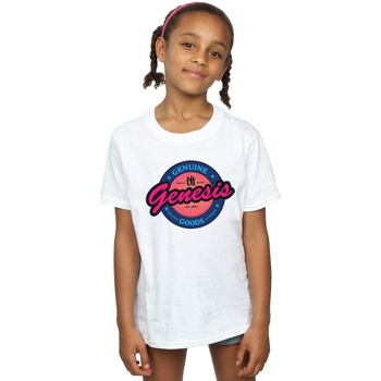 Vêtements Fille T-shirts manches longues Genesis Neon Logo Blanc