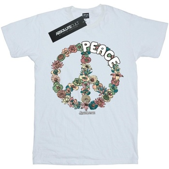 Vêtements Fille T-shirts manches longues Woodstock  Blanc