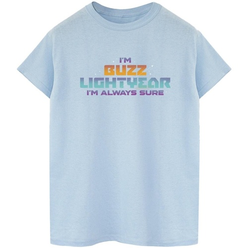 Vêtements Femme T-shirts manches longues Disney Lightyear Always Sure Text Bleu